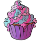 Cottoncandy Candy Cupcake