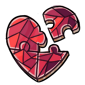Heart Fragment Jigsaw Puzzle