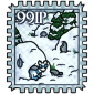 Old Glacia Stamp
