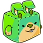 Green Jakrit Cube Plush