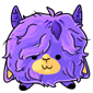 Purple Fluffy Makoat Plushie