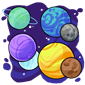 Planetarium Bouncy Balls