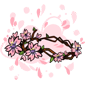 Cherry Blossom Flower Crown