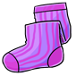 Purple Lone Sock