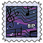 Music Note Stamp