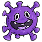 Purple Microbe Plushie