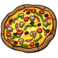 Vegetable Pizza Pie
