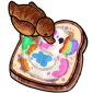 Rainbow Ducky Toast