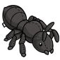 Adorable Black Ant Plush