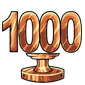 1000 Posts Trophy
